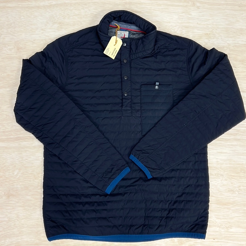 Relwen Windzip Popover NWT - Black Fade